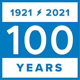 H.E. Williams, Inc. 100 year logo