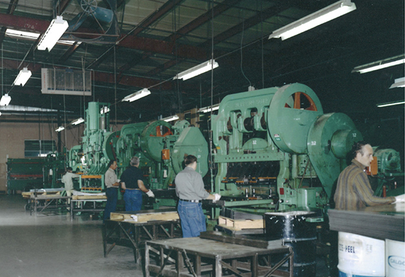 Williams fabrication line in the 80s