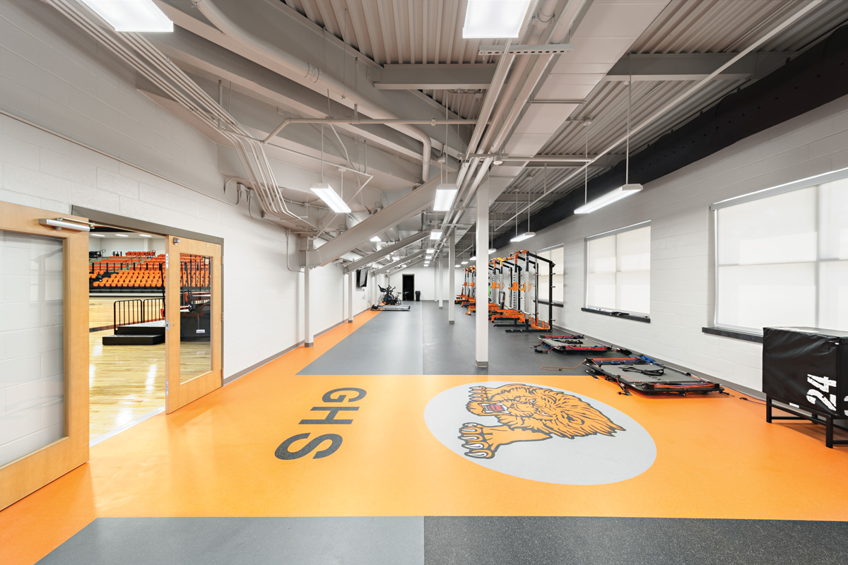 Gravette High School Competition Gymnasium — Fitness Room