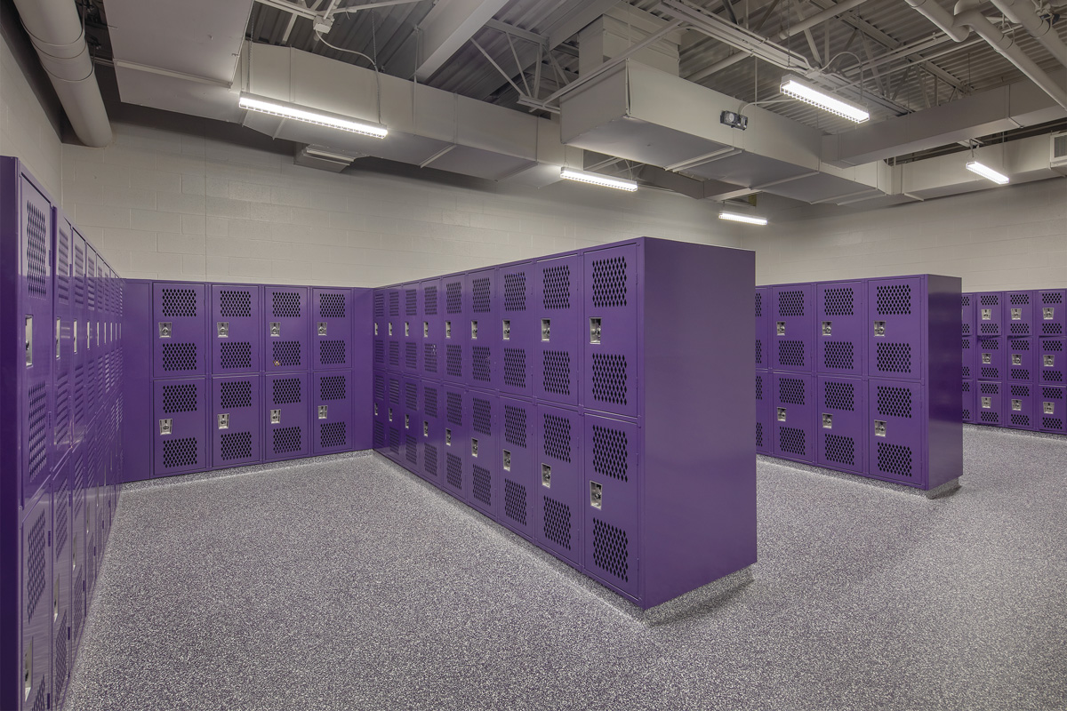 Blue Springs High School — Locker Room