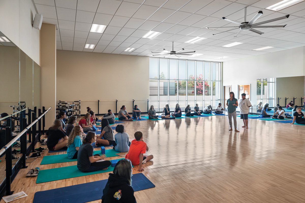 Rancho Cotate High School TAG Building — Yoga Studio