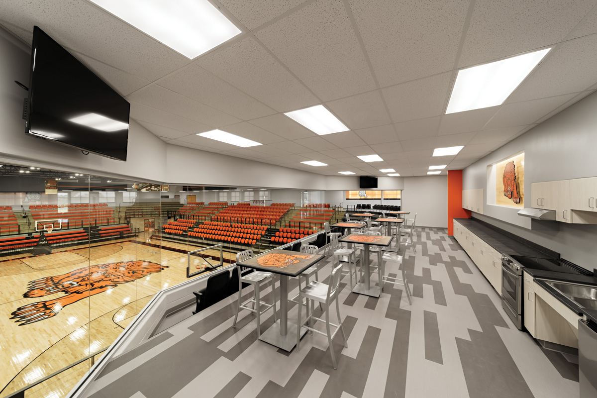 Gravette High School Competition Gymnasium — Common Area
