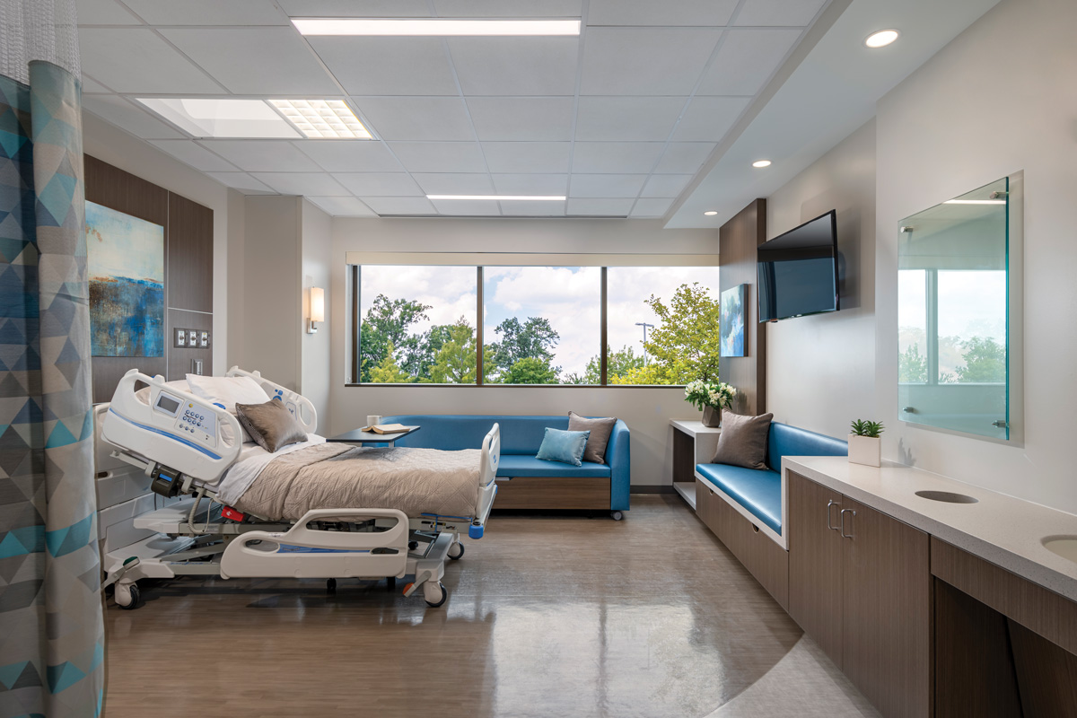 Virginia Hospital Center — Patient Room