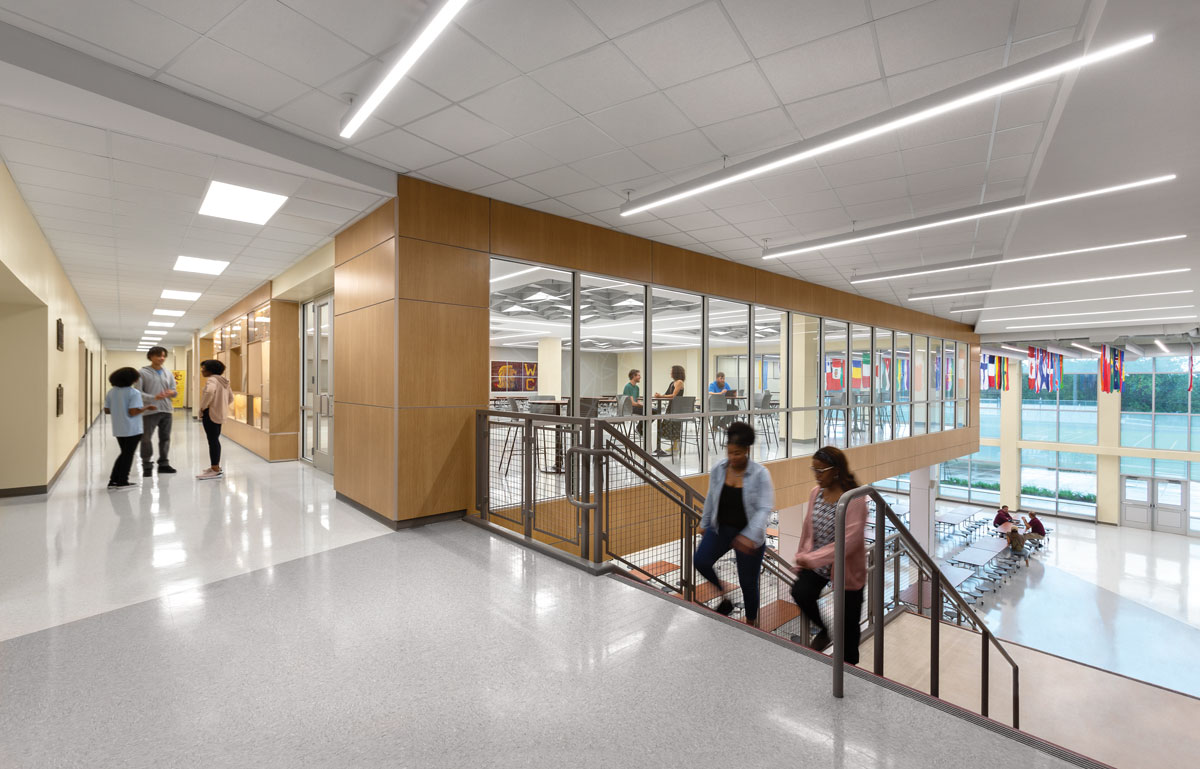 West Charlotte High School — Corridor