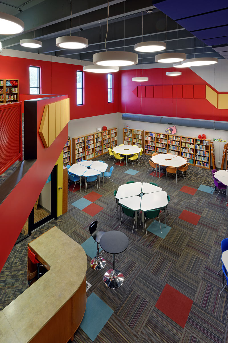 Webb City Junior High — Library