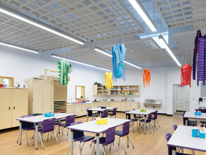 MX4 creates clean lines in classroom.