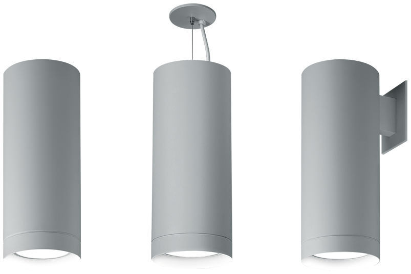 8CR: With limitless application opportunities via pendant, cable, wall and ceiling mounts, Williams 8 inch round LED cylinder supports human-centric design with adaptive, individualized lighting using tunable white light.