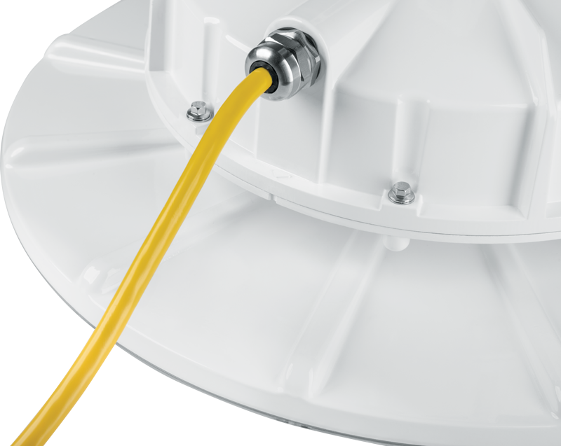 6′ 5-wire yellow wet location cord