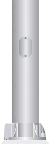 Round Straight Aluminum Pole
