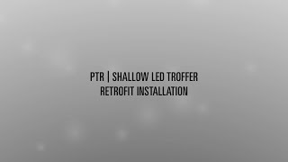 Installing in less than 3 minutes without disturbing the ceiling plenum, Williams PTR Shallow LED Troffer Retrofit upgrades existing fluorescent troffers to energy-saving LED.